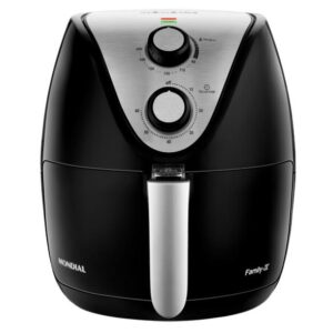 Fritadeira Elétrica Sem Óleo Mondial Family Inox IV AF-30I 3.5L Timer