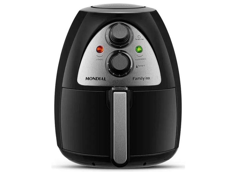 Fritadeira Elétrica Sem Óleo Mondial Family NAF-03I 4L Timer