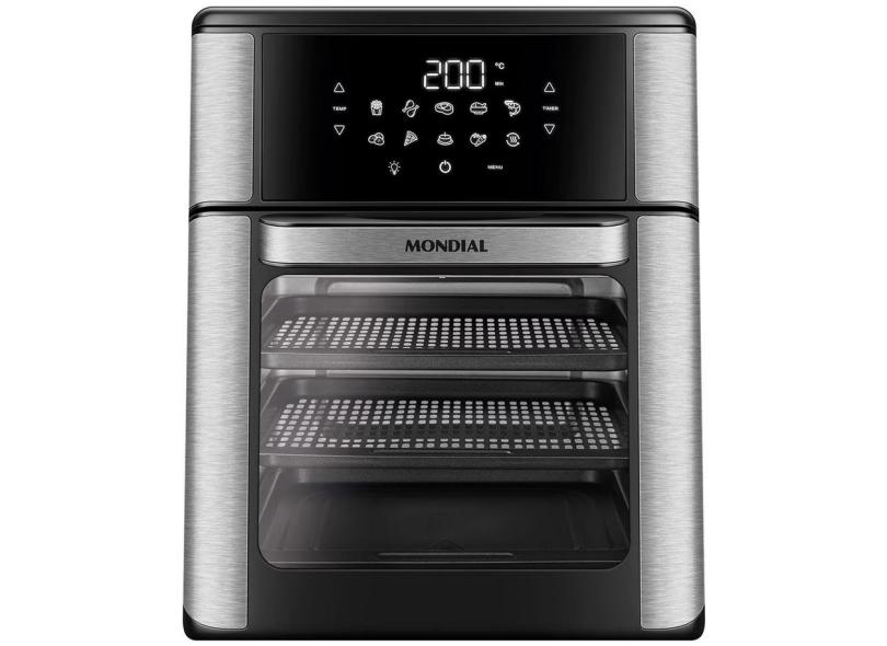 Fritadeira Elétrica Sem Óleo Mondial AFO-12L 12L