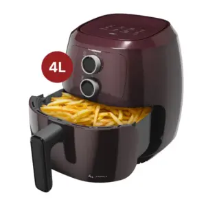 Fritadeira Elétrica Wap Sem Óleo Air Fryer Vemelha 1500W 220V 4L Fritadeira Elétrica Wap Sem Óleo Air Fryer Vemelha 1500W 220V 4L