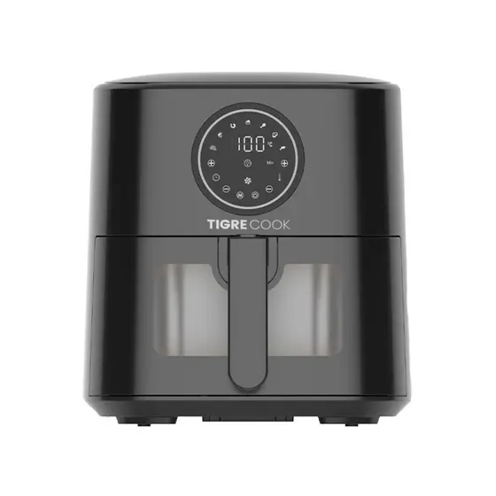 Fritadeira Elétrica Tigrecook Visible 1500W 220V Preto 5L AFT05001C