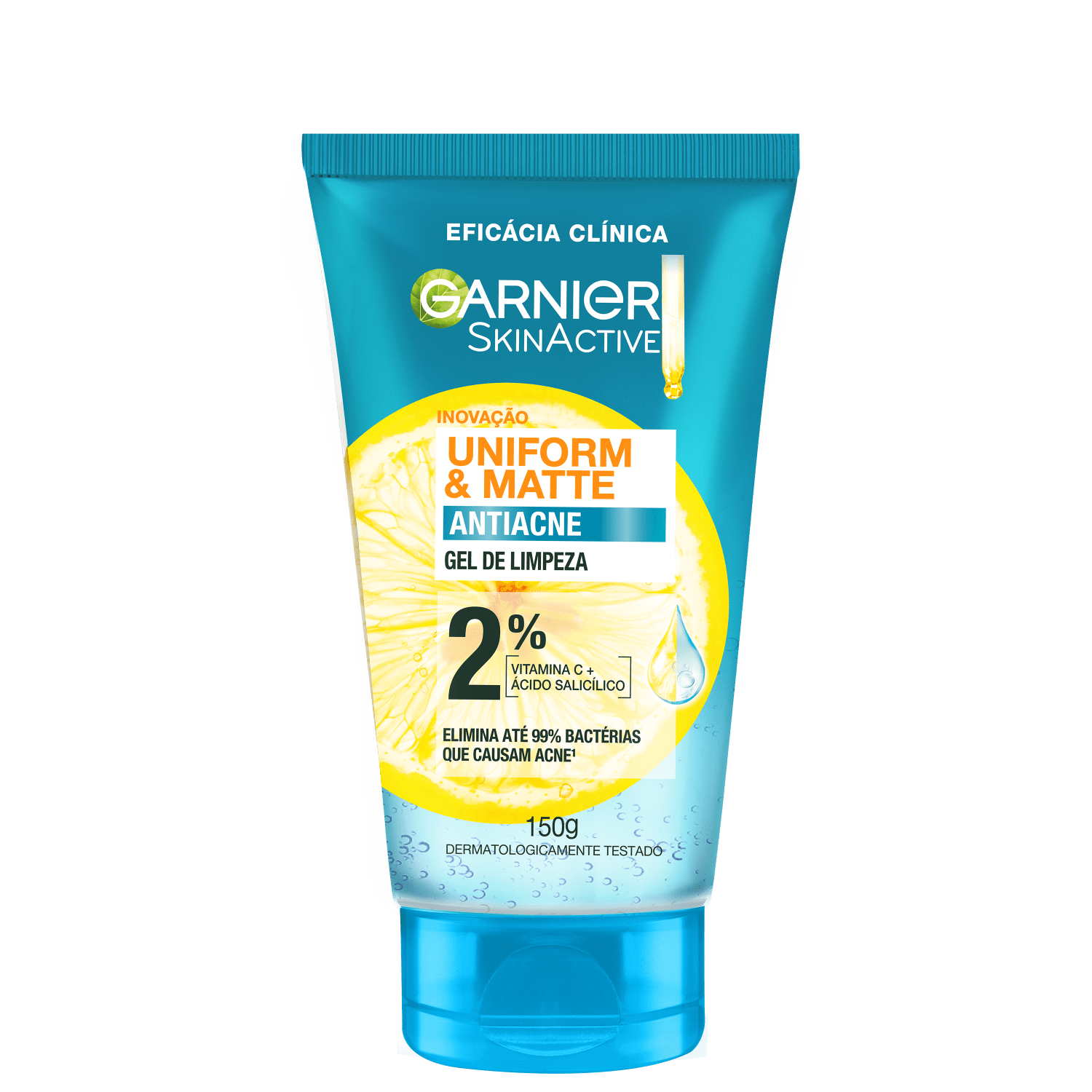 Gel de Limpeza Facial Garnier SkinActive Uniform Matte Antiacne 150g