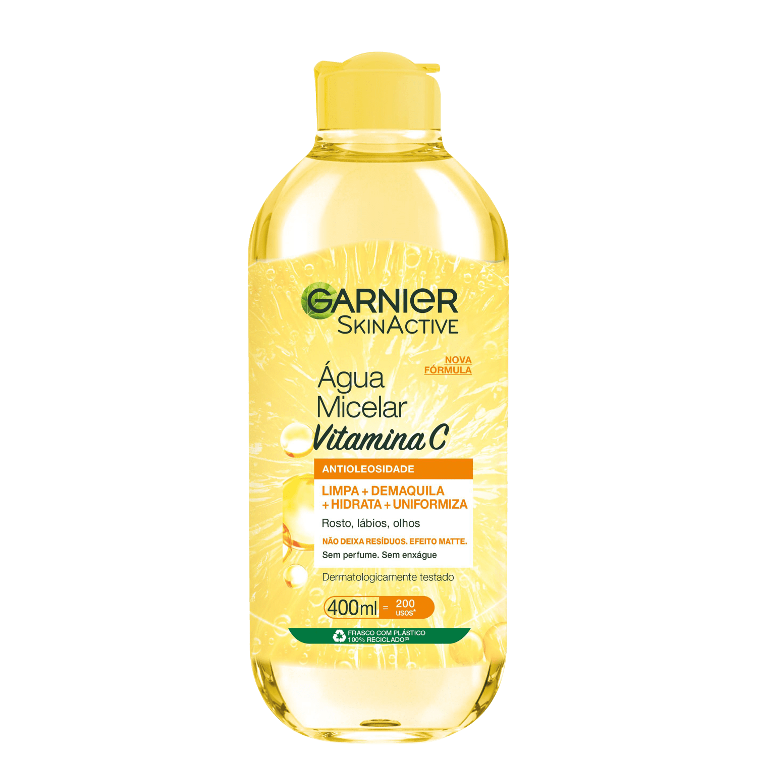 Água Micelar Garnier SkinActive Vitamina C Antioleosidade 400ml