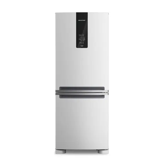 Refrigerador Inverse Brastemp 447L Frost Free com Smart Flow e Fresh Box Branco 220V BRE57FBBNA