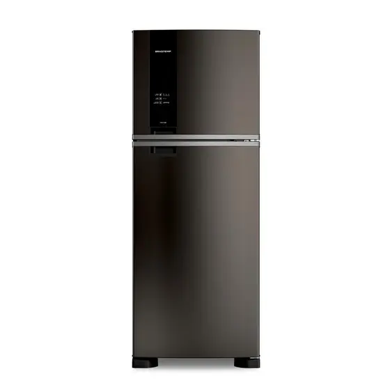 Refrigerador Duplex Brastemp 463L Eclipse Collection Frost Free A+++ Fresh Box e Cold Room Black Inox BRM55FE