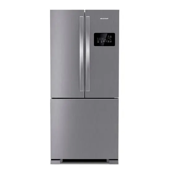 Refrigerador French Door Brastemp 554L Frost Free A+++ Inox BRO85AK