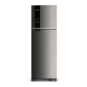 Refrigerador Duplex Brastemp 400L Frost Free com Freeze Control Inox BRM54JK