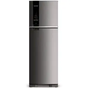 Refrigerador Duplex Brastemp 400L Frost Free com Freeze Control Inox BRM54JK