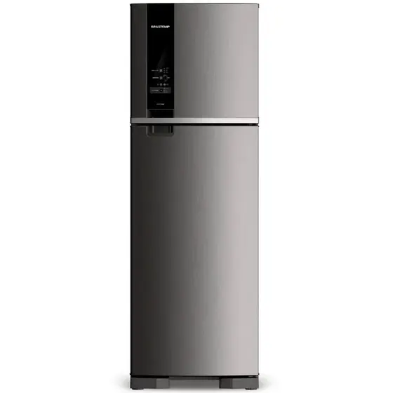 Refrigerador Duplex Brastemp 400L Frost Free com Freezer Control Inox 127V BRM54JKANA