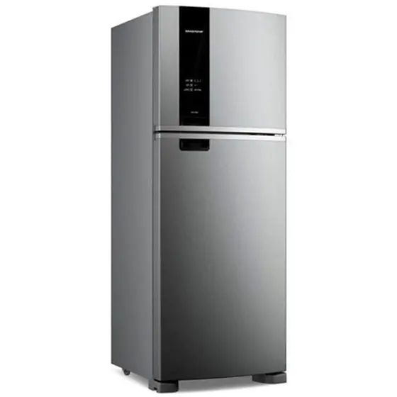 Refrigerador Duplex Brastemp 461L Frost Free Inox 110 Volts BRM56FK