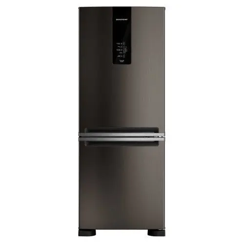 Refrigerador Inverse Brastemp 447L Frost Free com Smart Flow e Fresh Box Inox