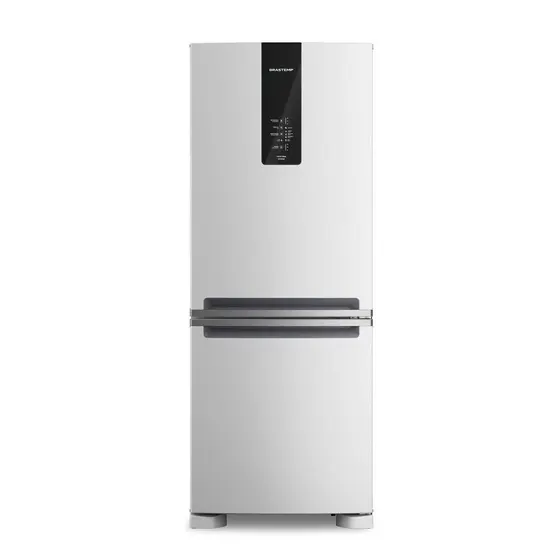 Refrigerador Inverse Brastemp 447L Frost Free com Smart Flow e Fresh Box Branca BRE57FB