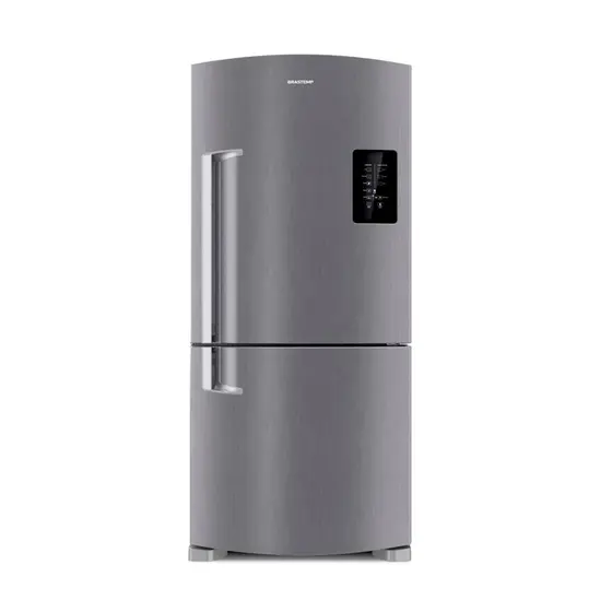 Refrigerador Inverse Brastemp 588L Frost Free Smart Bar Inox BRE85AK