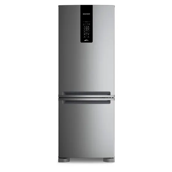 Refrigerador Inverse Brastemp 461L Frost Free A+++ com tecnologia Inverter e Freeze Control Advanced Inox BRE59FK