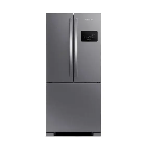 Refrigerador Side Inverse Brastemp 554L Frost Free 3 Portas A+++ Inox BRO85AK