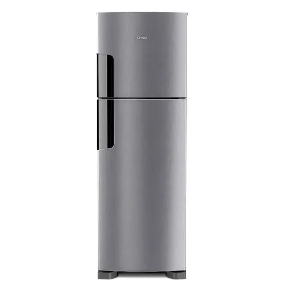 Refrigerador Duplex Consul 386L Frost Free com Altura Flex Função Turbo e Freezer Espaçoso Inox CRM44AK