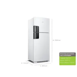 Refrigerador Duplex Consul 410L Frost Free Branco CRM50HB Refrigerador Duplex Consul 410L Frost Free Branco CRM50HB
