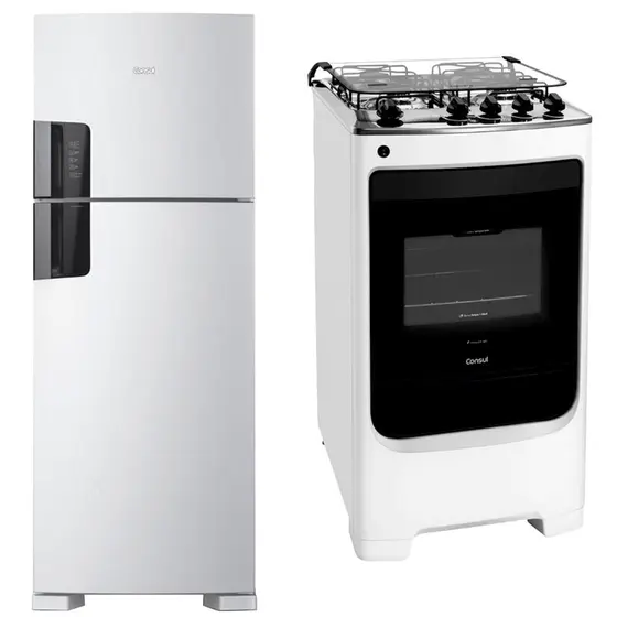 Refrigerador Duplex Consul 451L Frost Free Branco CRM56FB