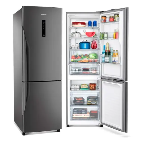 Refrigerador Duplex Panasonic 397L Inverter Frost Free com Smartsense BB41PV1T