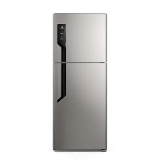 Refrigerador Duplex Electrolux 431L Frost Free Efficient AutoSense Inox Look TF70S