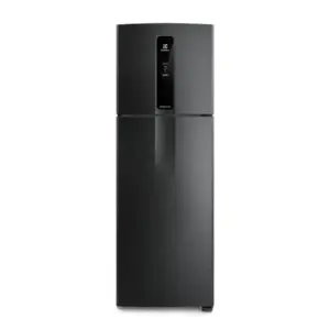 Refrigerador Duplex Electrolux 390L Frost Free Inverter Efficient AutoSense Black Inox Look IF43B