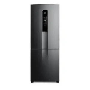 Refrigerador Inverse Electrolux 490L Frost Free Inverter com AutoSense Black Inox Look IB7B Refrigerador Inverse Electrolux 490L Frost Free Inverter com AutoSense Black Inox Look IB7B