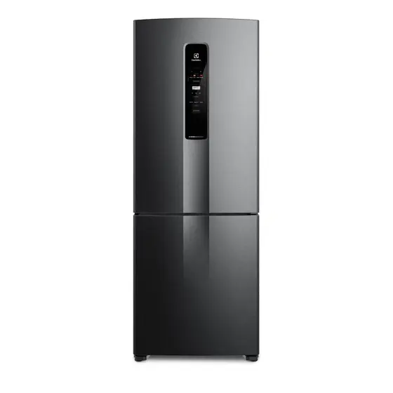 Refrigerador Inverse Electrolux 490L Frost Free Inverter com AutoSense Black Inox Look IB7B