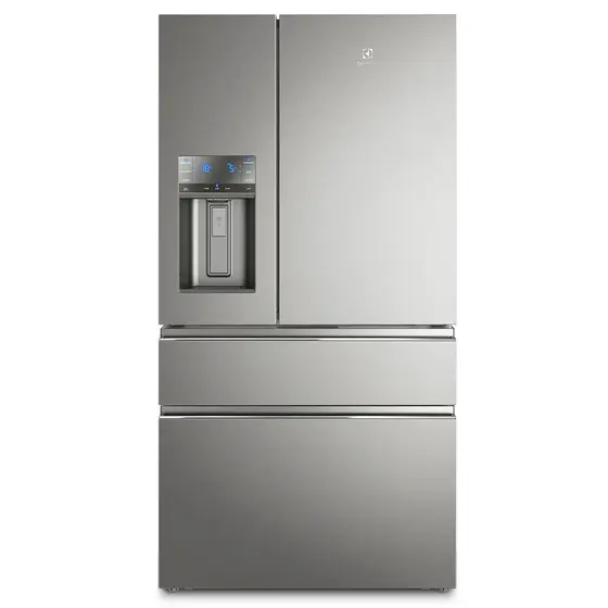 Refrigerador Multidoor Electrolux 540L Frost Free Inverter FlexiSpace Conectada Wi-fi Inox DM91X