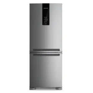 Refrigerador Inverse Brastemp 447L Frost Free Inox BRE57FK Refrigerador Inverse Brastemp 447L Frost Free Inox BRE57FK