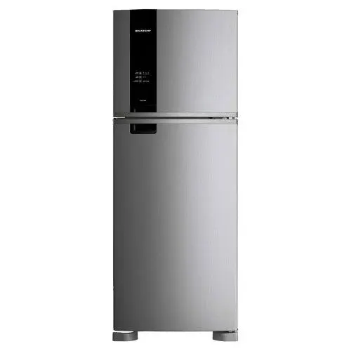 Refrigerador Duplex Brastemp 463L Frost Free com Fresh Box e Cold Room Inox BRM55FK