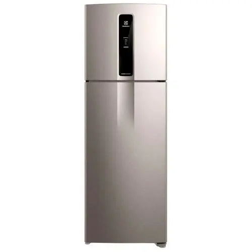Refrigerador Duplex Electrolux 390L Frost Free Efficient com AutoSense Inox Look IF43S