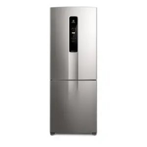 Refrigerador Inverse Electrolux 490L Frost Free Efficient com AutoSense Inox Look IB7S Refrigerador Inverse Electrolux 490L Frost Free Efficient com AutoSense Inox Look IB7S