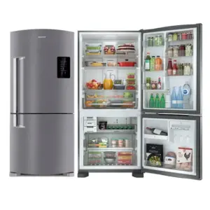 Refrigerador Inverse Brastemp 588L Frost Free 2 Portas BRE85AK Refrigerador Inverse Brastemp 588L Frost Free 2 Portas BRE85AK
