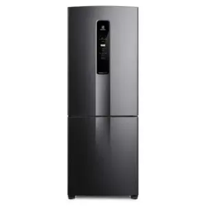 Refrigerador Inverse Electrolux 490L Frost Free Efficient com AutoSense Inox Look IB7B Refrigerador Inverse Electrolux 490L Frost Free Efficient com AutoSense Inox Look IB7B