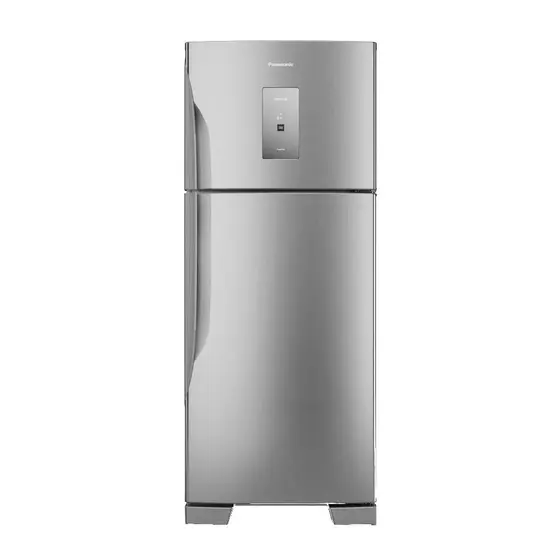 Refrigerador Duplex Panasonic 435L Frost Free Antibacteria Ag A+++ Aço Escovado 127V NR-BT56PD4XA