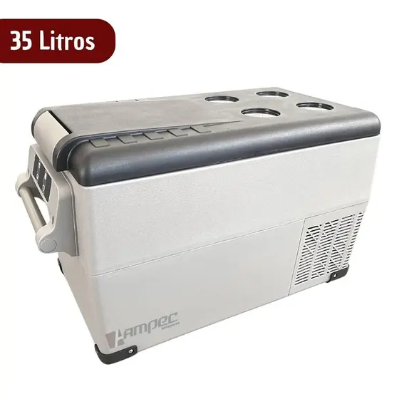 Refrigerador Portátil Edn 35L para Caminhão Ônibus Van 12V/24V 110V/220V