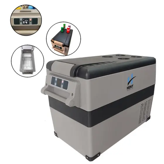 Refrigerador Portátil Hent 42L para Camping Motorhome Caminhão Quadrivolt