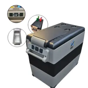 Refrigerador Portátil Hent 50L para Camping Motorhome Caminhão Quadrivolt Refrigerador Portátil Hent 50L para Camping Motorhome Caminhão Quadrivolt