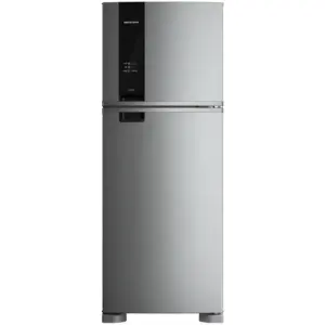 Refrigerador Duplex Brastemp 463L Frost Free Prata BRM55FK