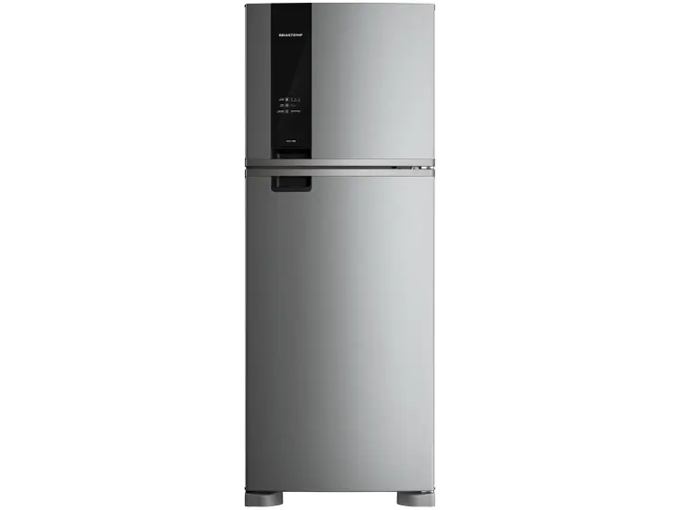 Refrigerador Duplex Brastemp 463L Frost Free Prata BRM55FK