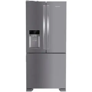 Refrigerador Inverse Brastemp 515L Frost Free com Dispenser de Água e Gelo Inox BRH85 Refrigerador Inverse Brastemp 515L Frost Free com Dispenser de Água e Gelo Inox BRH85