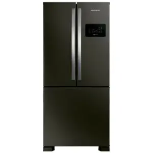 Refrigerador Side by Side Brastemp 554L Frost Free Black Inox BRO85AE Refrigerador Side by Side Brastemp 554L Frost Free Black Inox BRO85AE