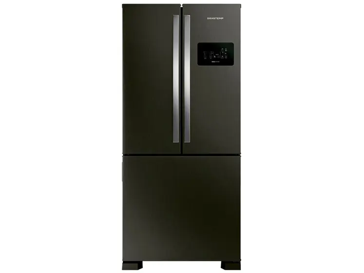 Refrigerador Side by Side Brastemp 554L Frost Free Black Inox BRO85AE