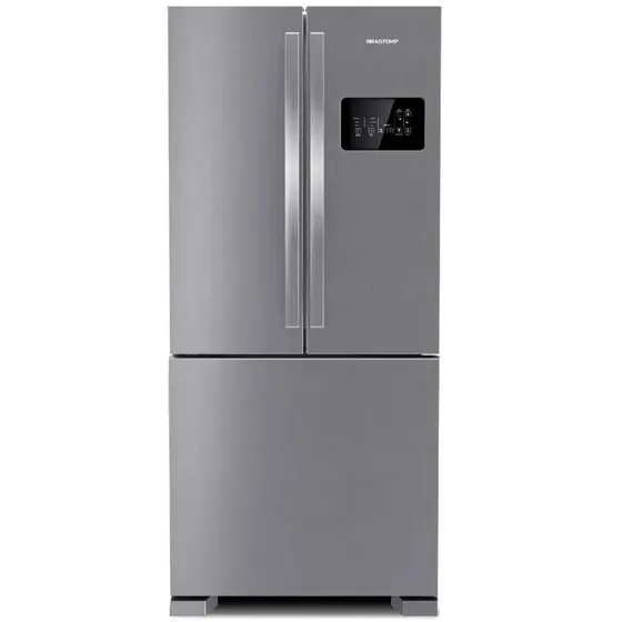 Refrigerador French Door Brastemp 554L Inverter Frost Free Evox BRO85