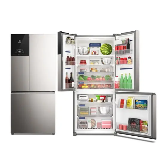 Refrigerador Multidoor Electrolux 590L Efficient Inox IM8S