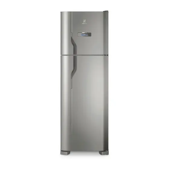Refrigerador Duplex Electrolux 371L Frost Free Inox 2 Portas DFX41