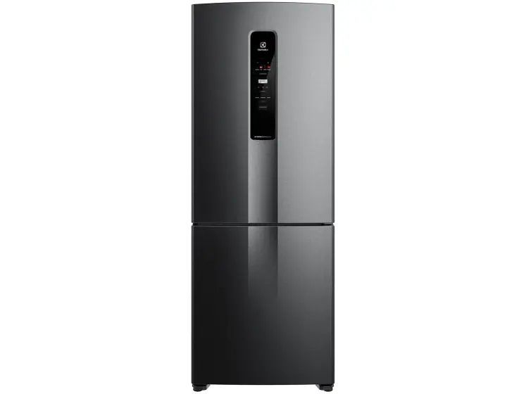 Refrigerador Inverse Electrolux 490L Frost Free Black Inox Look IB7B