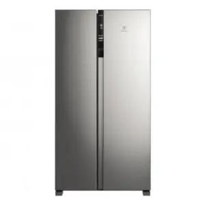 Refrigerador Side by Side Electrolux 435L Frost Free Efficient Inox Look IS4S Refrigerador Side by Side Electrolux 435L Frost Free Efficient Inox Look IS4S