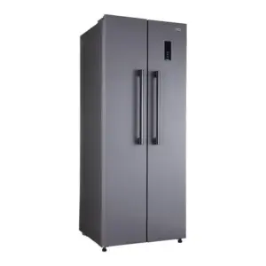Refrigerador Side By Side HQ 460L Frost Free Cinza HQ-460SBSFF Refrigerador Side By Side HQ 460L Frost Free Cinza HQ-460SBSFF