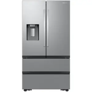 Refrigerador French Door Samsung 467L Smart Frost Free com Dispenser de Água e Gelo Prata RF26CG740 Refrigerador French Door Samsung 467L Smart Frost Free com Dispenser de Água e Gelo Prata RF26CG740